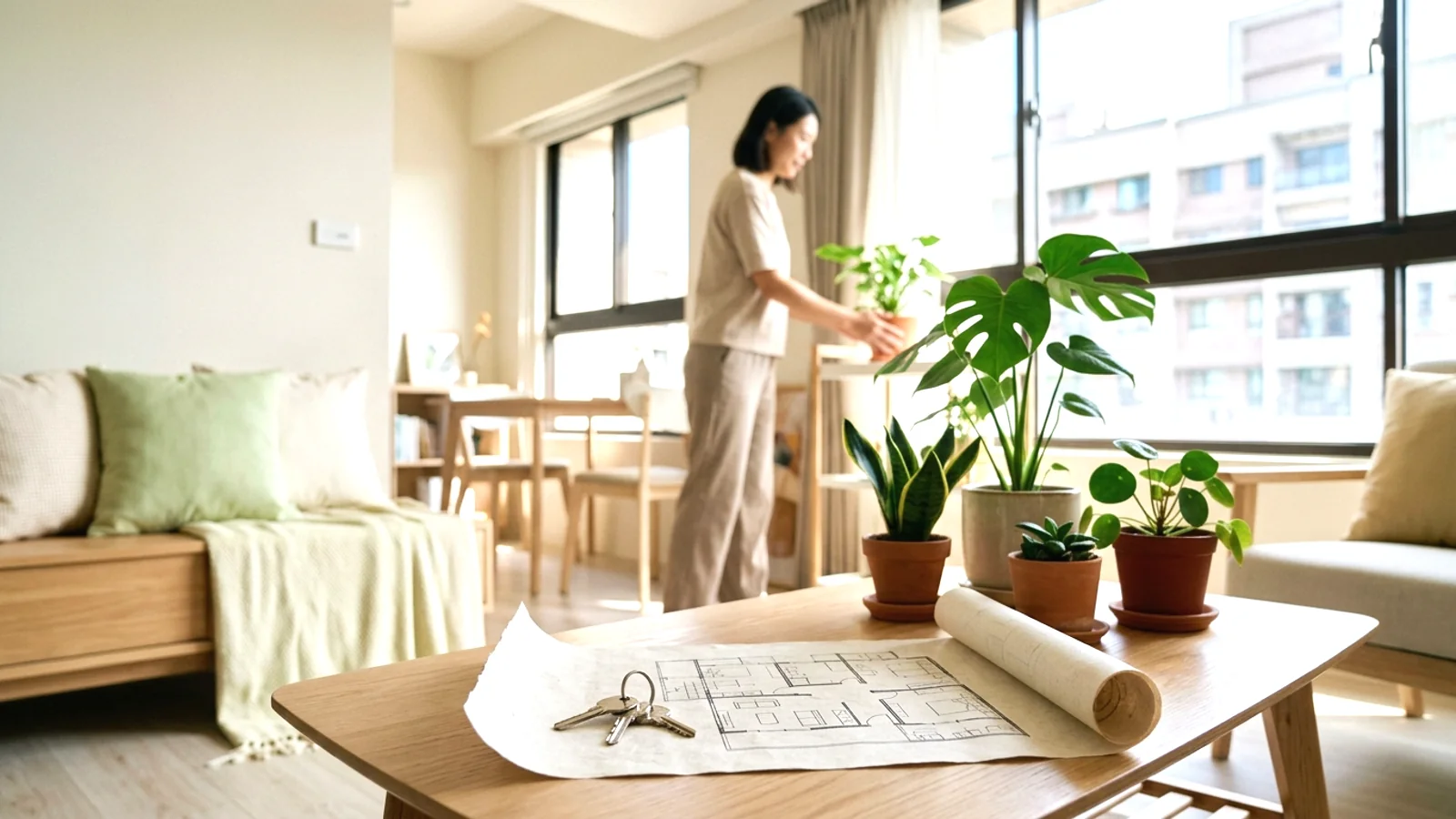 Cây cảnh trang trí nhà phù hợp căn hộ Đài Loan