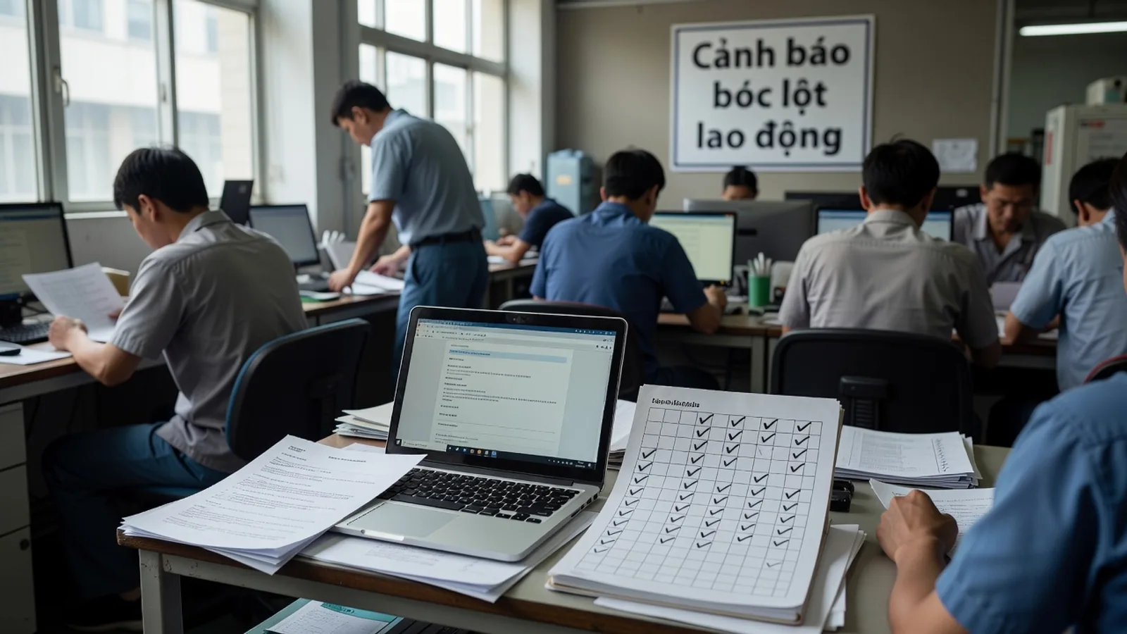 Checklist cảnh báo bóc lột lao động 2026