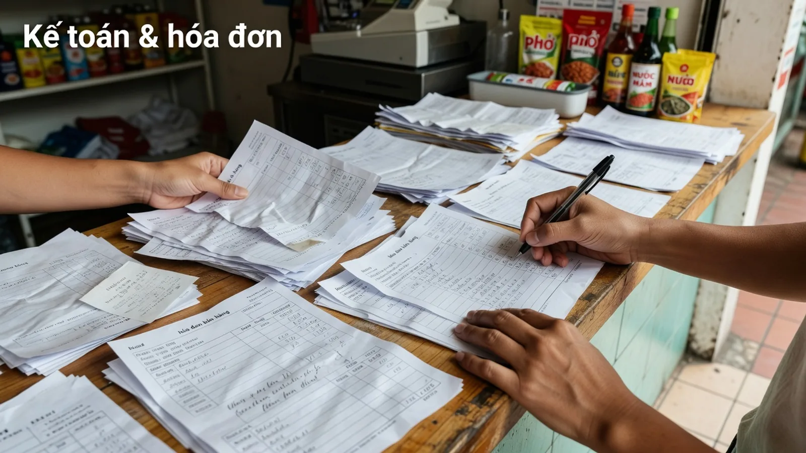 Kế toán & hóa đơn cho người mới sang