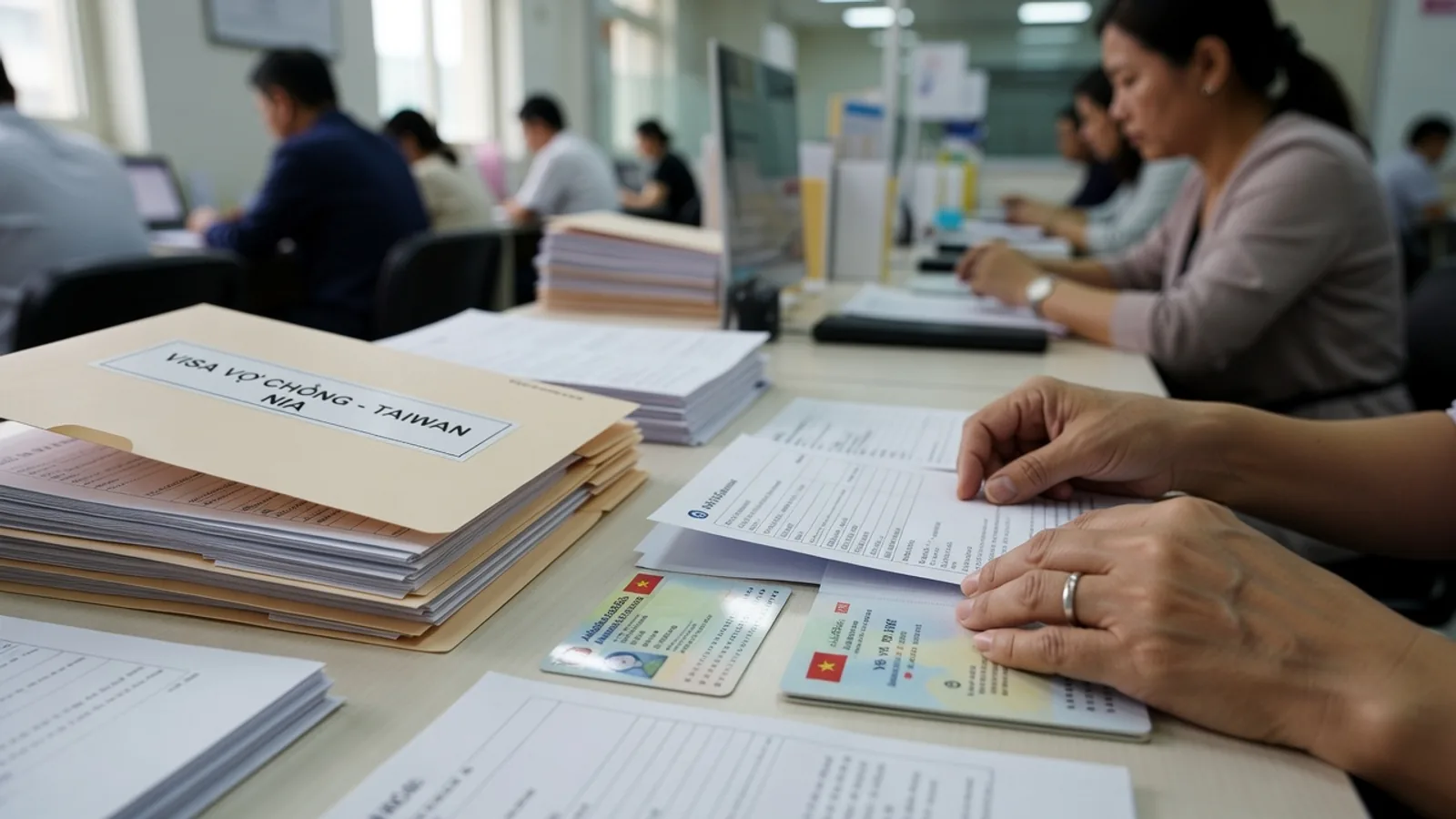 Kết hôn với người Đài Loan: giấy tờ VN, dịch thuật