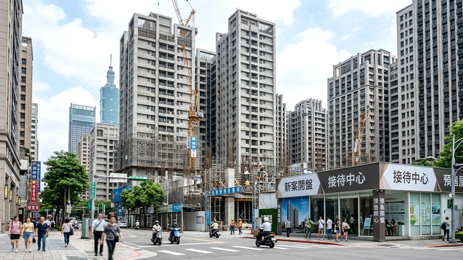 Thị trường nhà ở trả trước tại Đài Loan: Áp lực tồn kho gia tăng ở các đô thị lớn